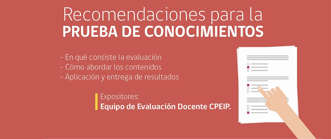 Recomendaciones para la Prueba de Conocimientos: Revisa aquí nuestra 2a Conferencia Online
