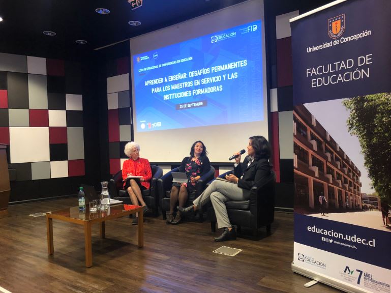 Directora del CPEIP analiza los desafíos de la formación docente en ciclo internacional de la U. de Concepción